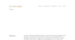 Desktop Screenshot of drjuliekupfer.com